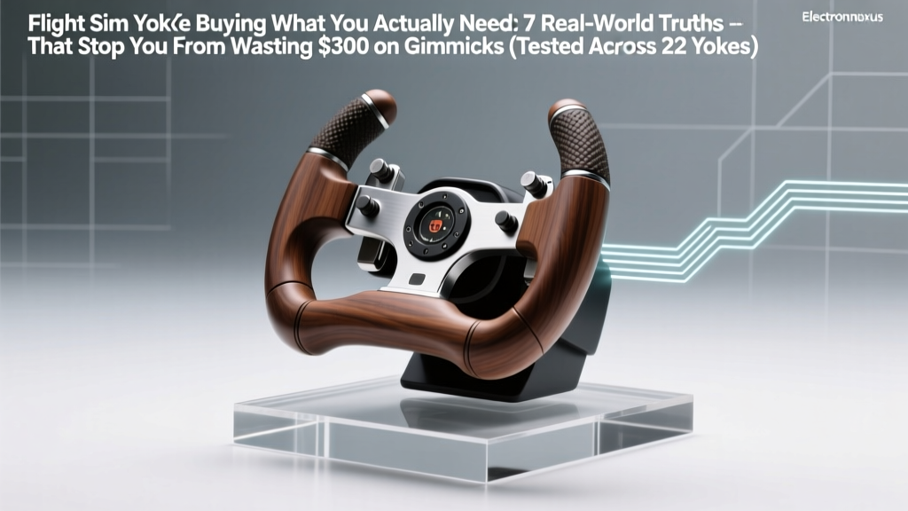 Flight Sim Yoke Buying What You Actually Need: 7 Real-World Truths That Stop You From Wasting $300 on Gimmicks (Tested Across 22 Yokes)