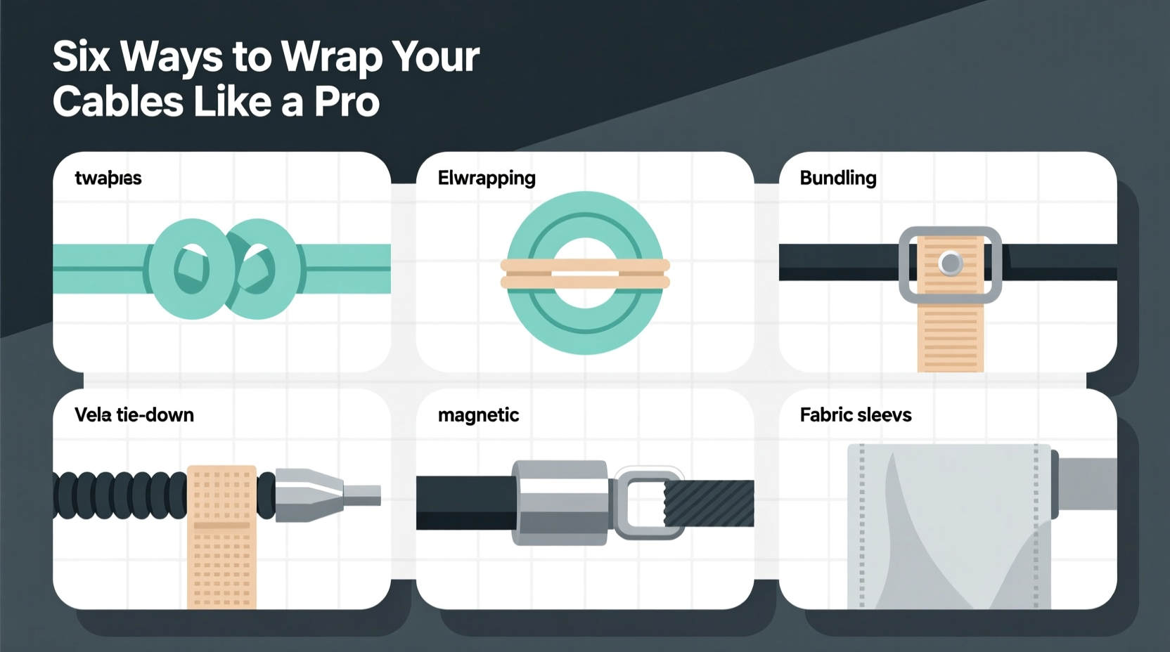 six ways to wrap your cables like a pro