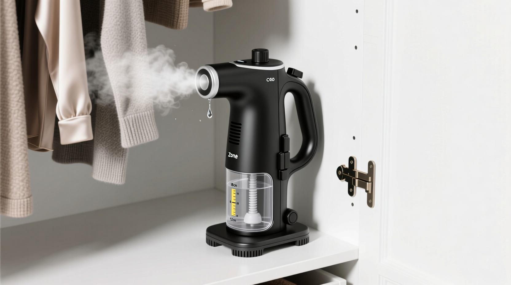 closet organization tips steamer vs brush in tight corners