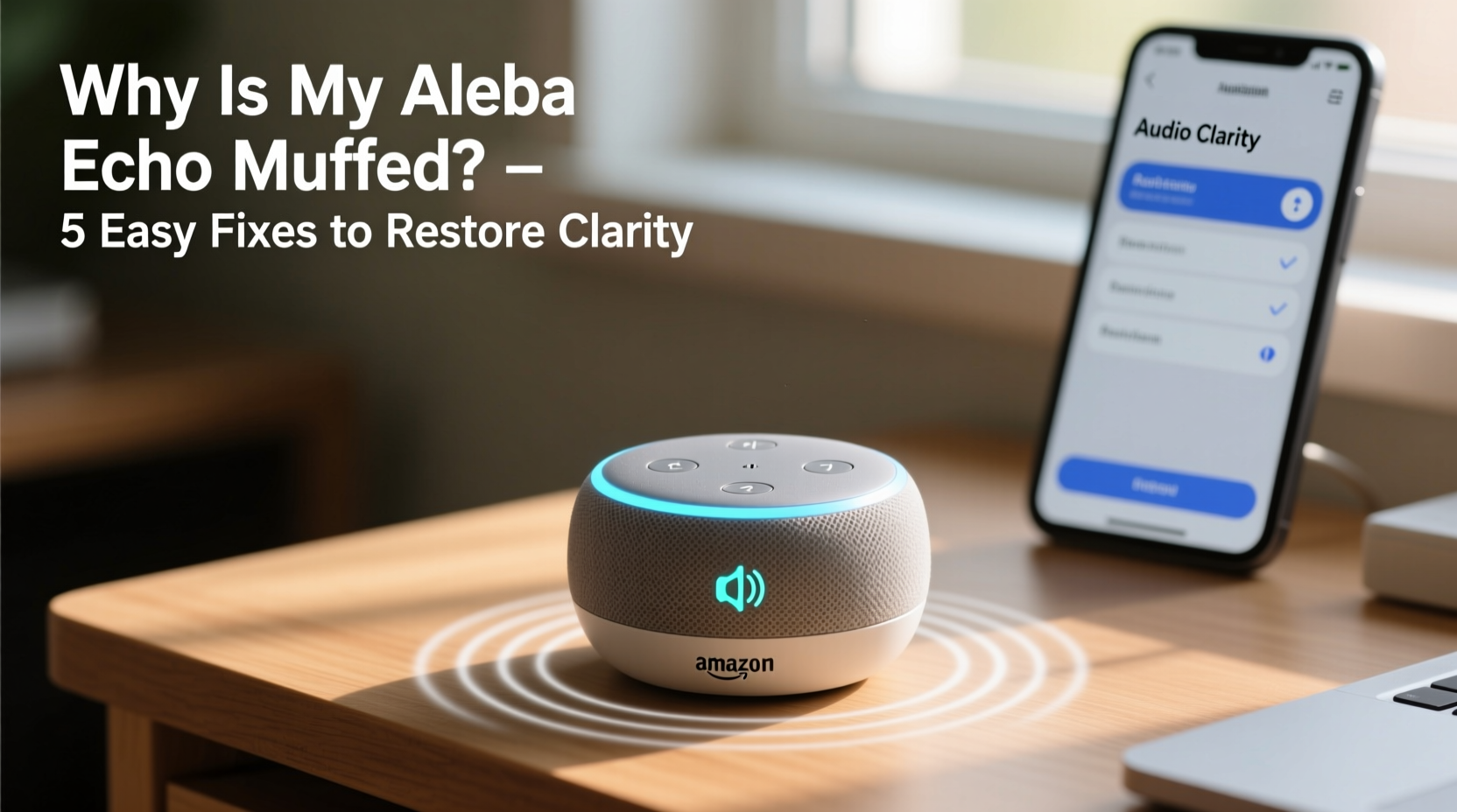why does my alexa echo sound muffled and easy fixes to restore clarity