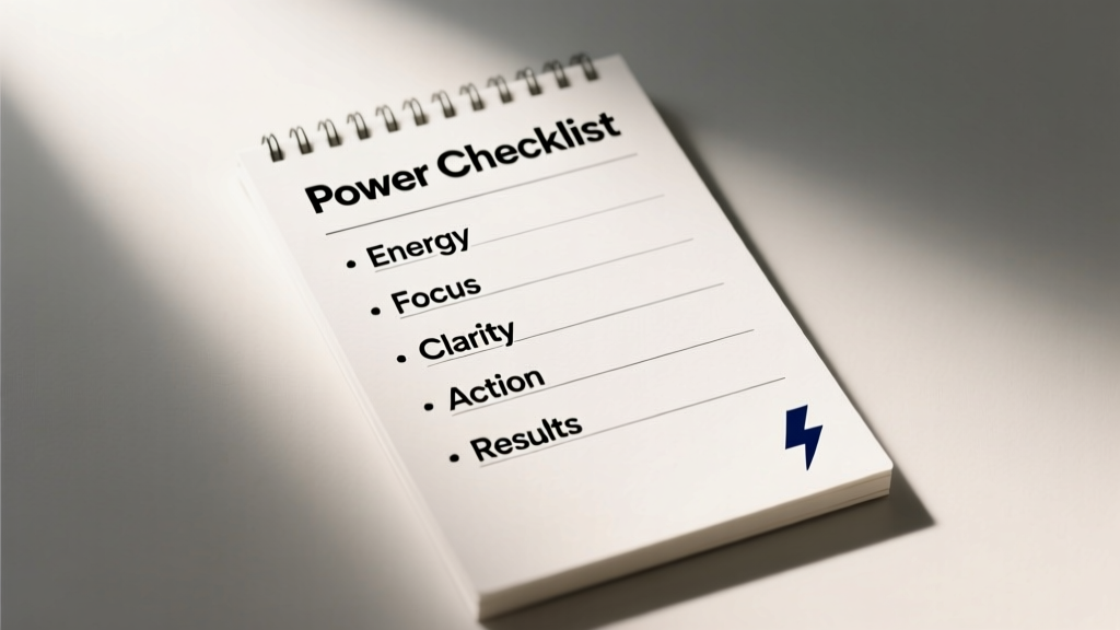 The Power Checklist: A Field-Tested, Engineer-Validated System for Reliable Energy Management
