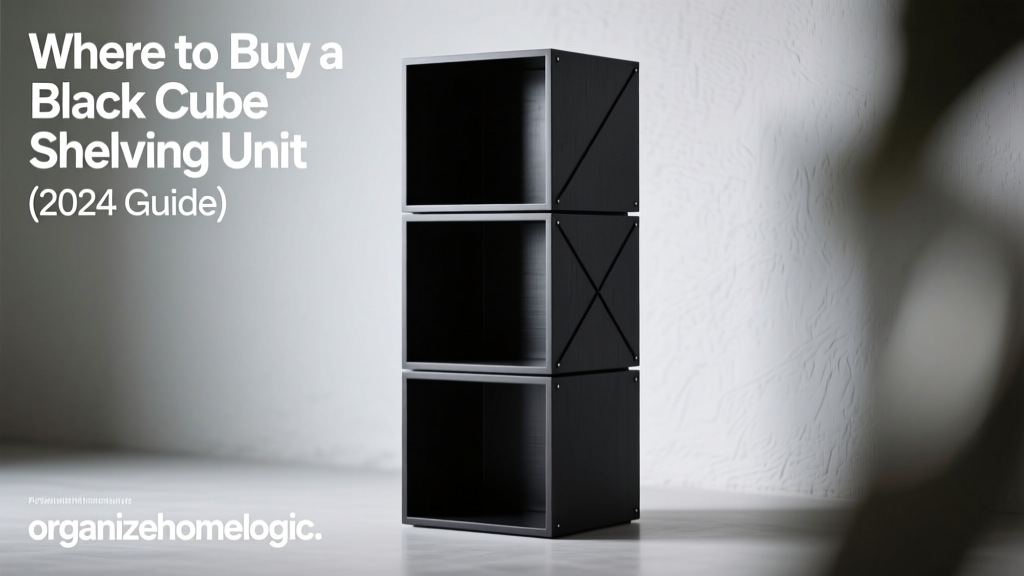 Where to Buy a Black Cube Shelving Unit (2024 Guide)