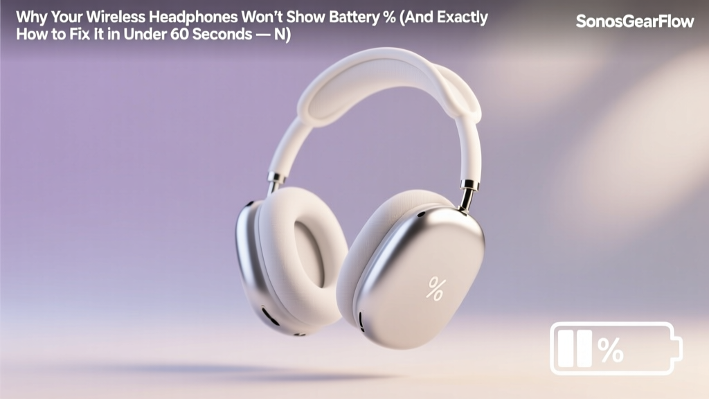 How to See Battery Percentage on Wireless Headphones