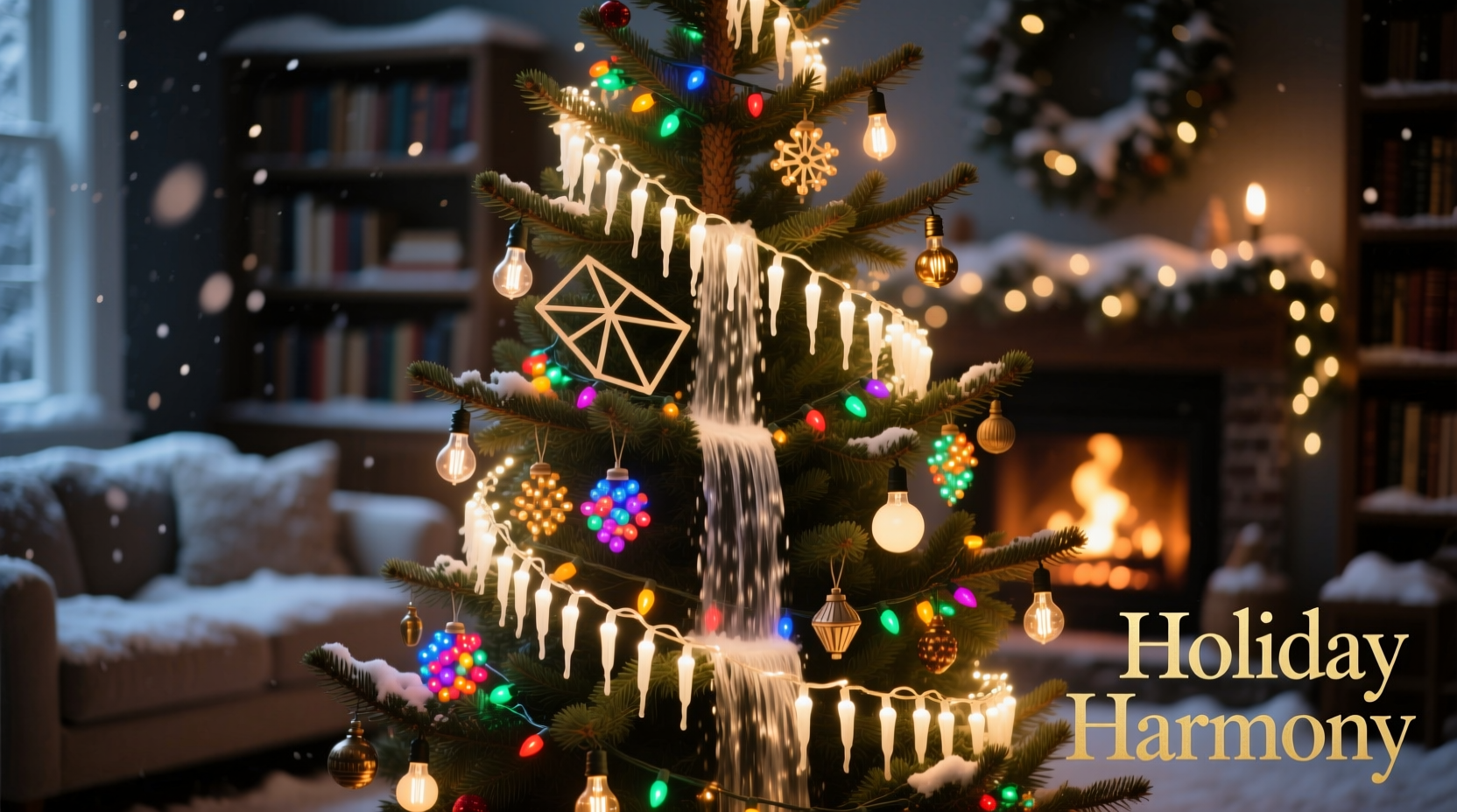 can you mix different types of christmas lights on one tree without visual chaos