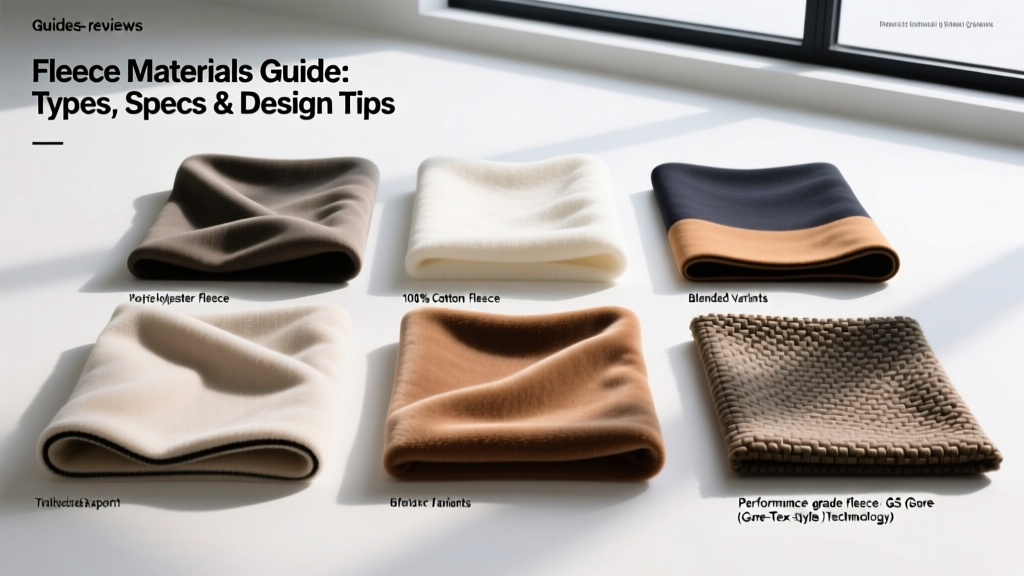 Fleece Materials Guide: Types, Specs & Design Tips