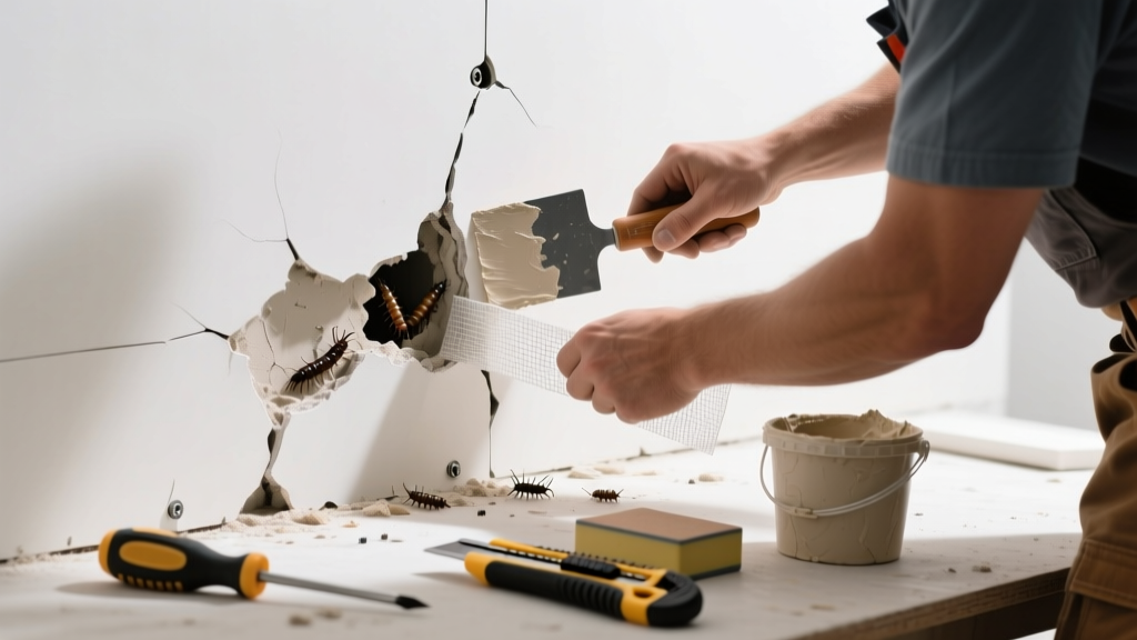Fixing Drywall Termite Damage That Isn’t Holding