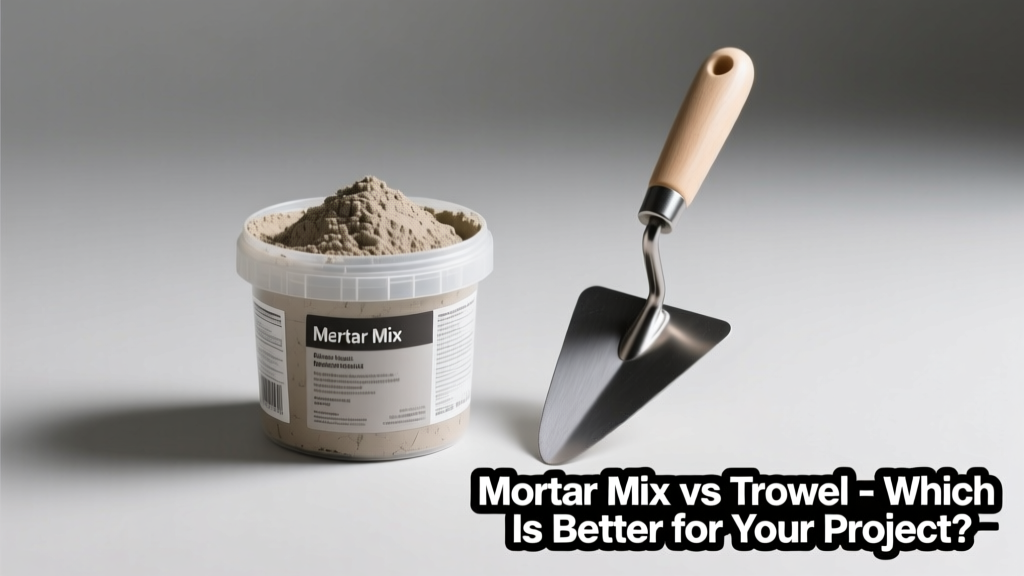 Mortar Mix vs Trowel: Which Is Better for Your Project?