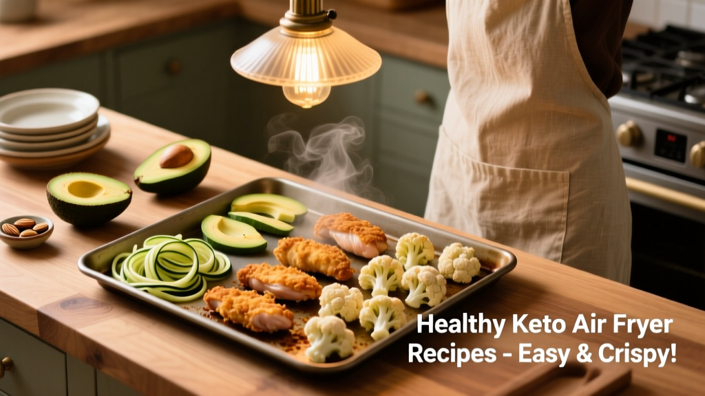 Healthy Keto Air Fryer Recipes (Easy & Crispy!)