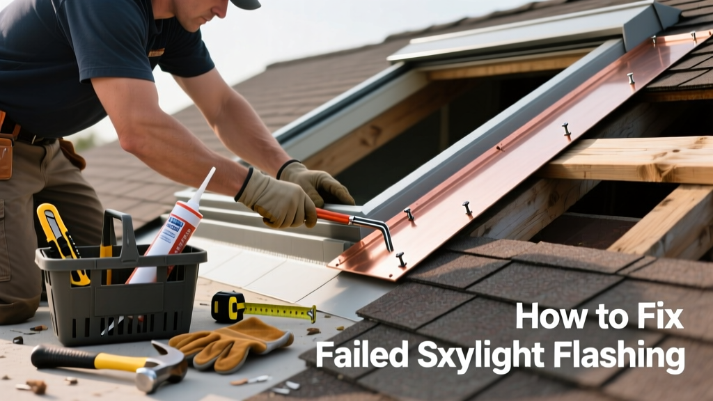 How to Fix Failed Skylight Flashing on Your Roof