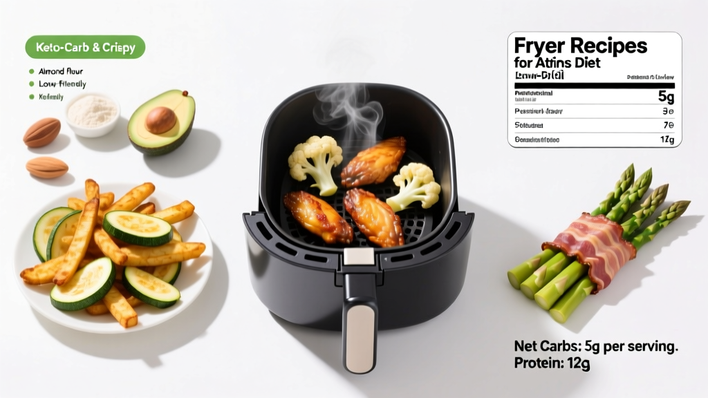 Best Air Fryer Recipes for Atkins Diet (Low-Carb & Crispy!)