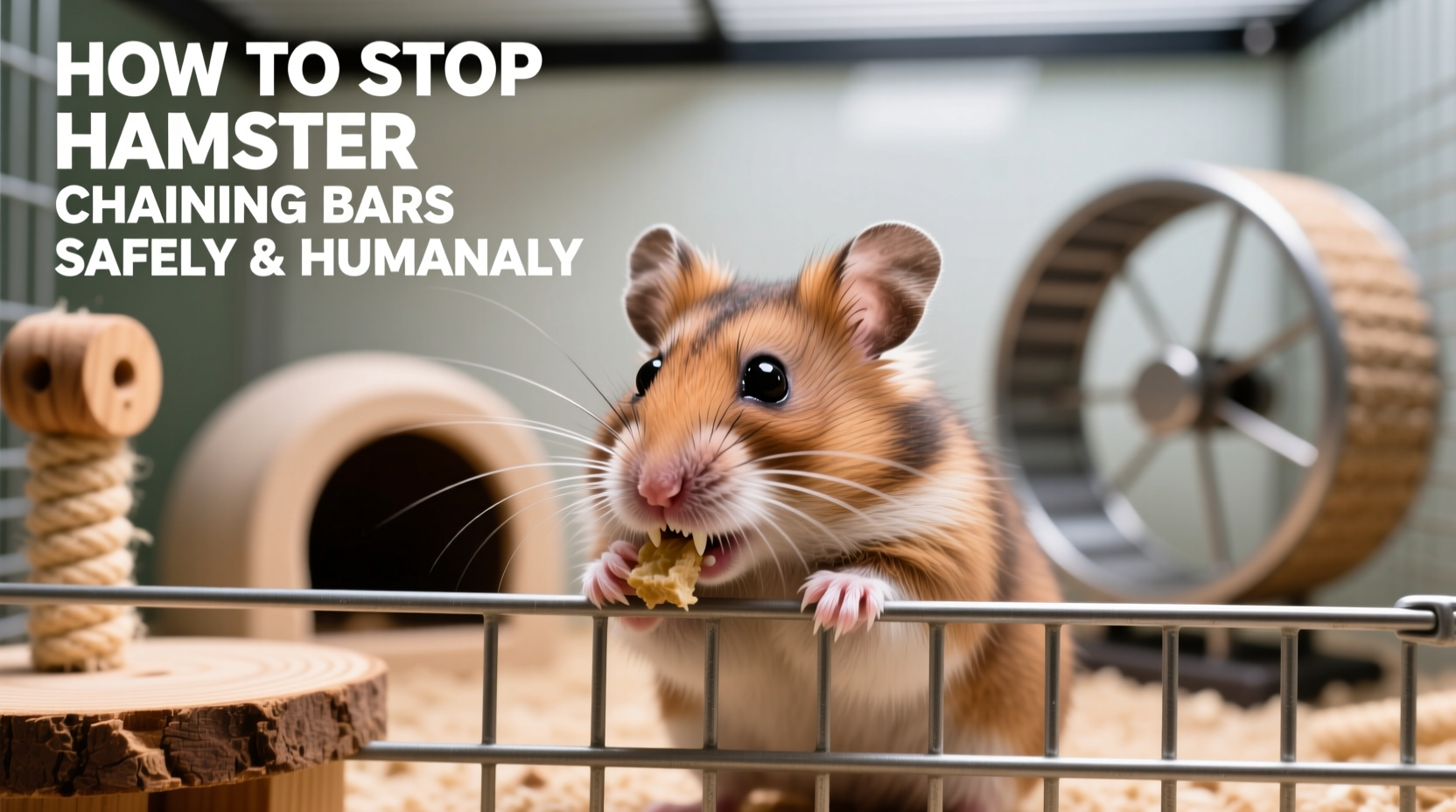 how to stop your hamster from chewing cage bars safely and humanely