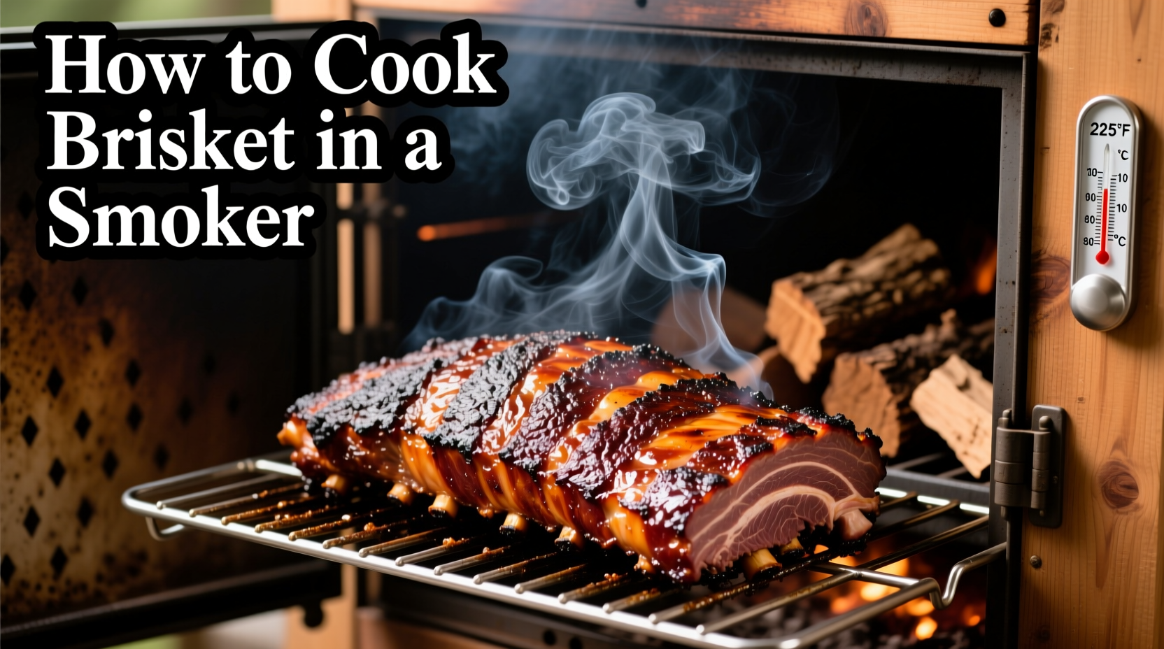 how to cook brisket in a smoker