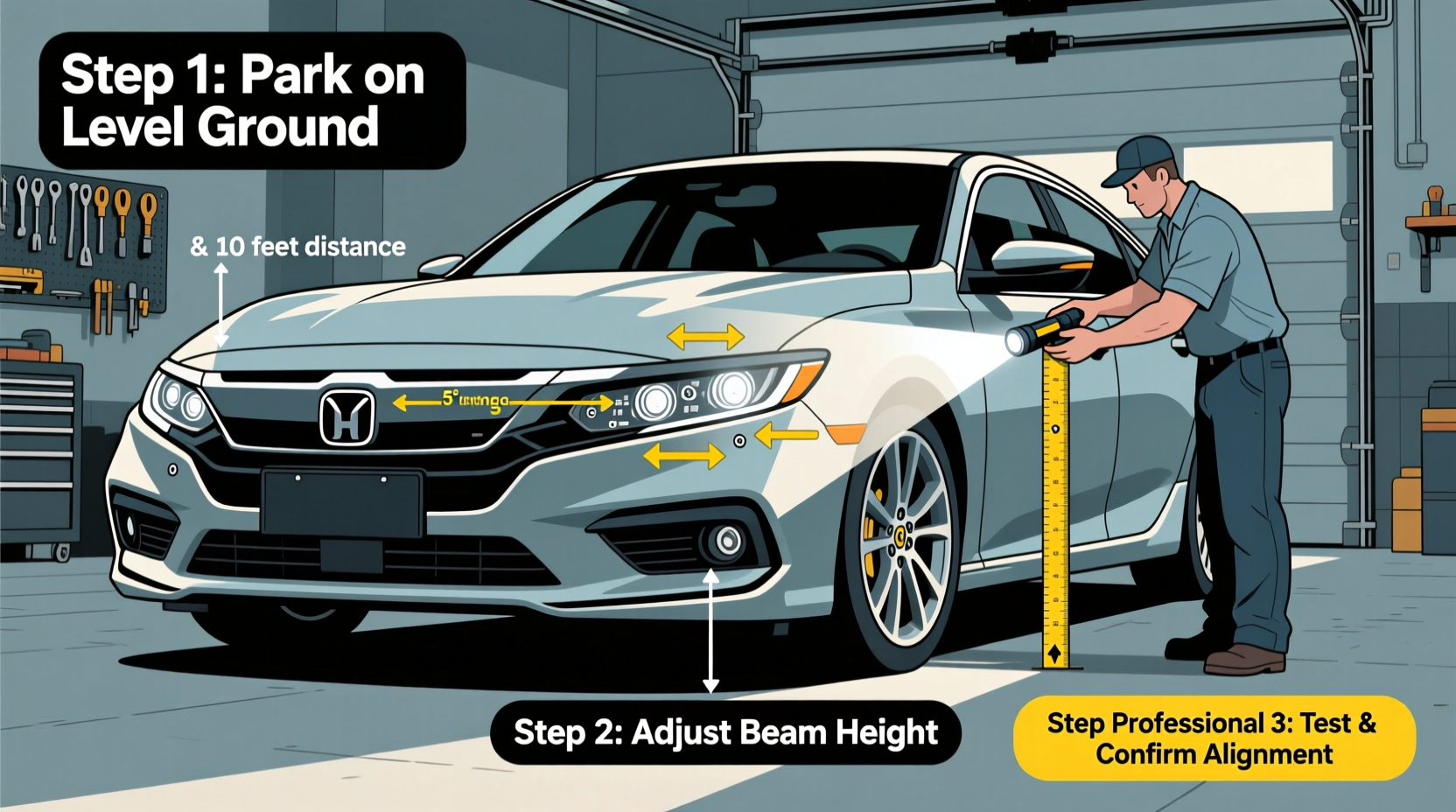 how to adjust car headlights