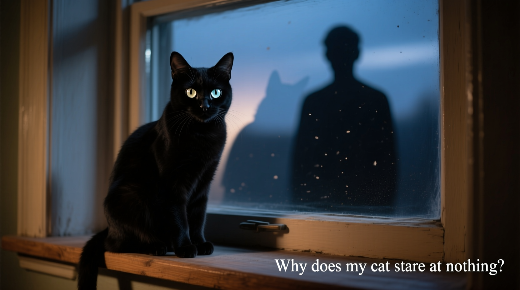 why does my cat stare at nothing paranormal or just instinct