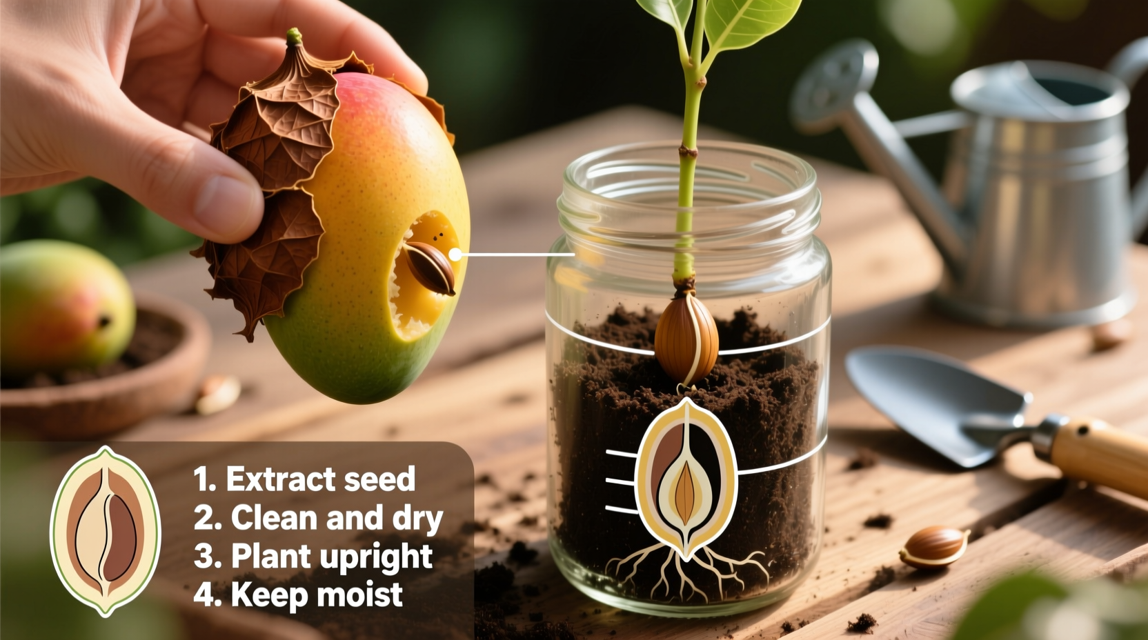 How to Plant Mango Seeds: Complete Step-by-Step Guide