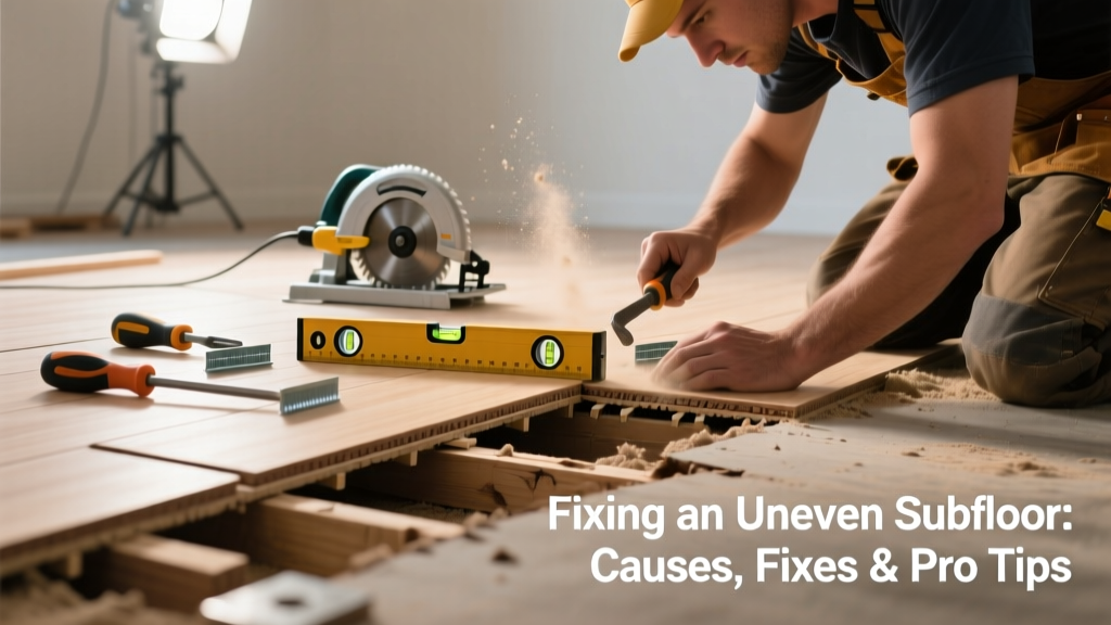 Fixing an Uneven Subfloor: Causes, Fixes & Pro Tips