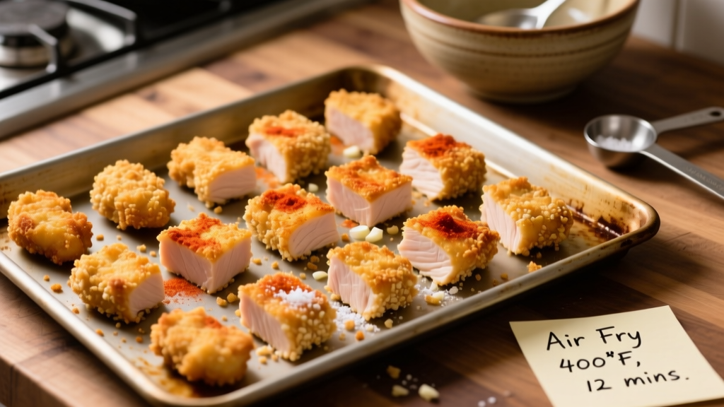 Air Fry Chicken Nuggets Perfectly (Not Deep Fry!)