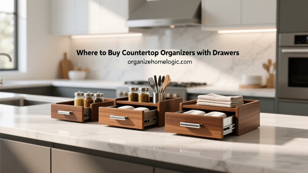 Where to Buy Countertop Organizers with Drawers
