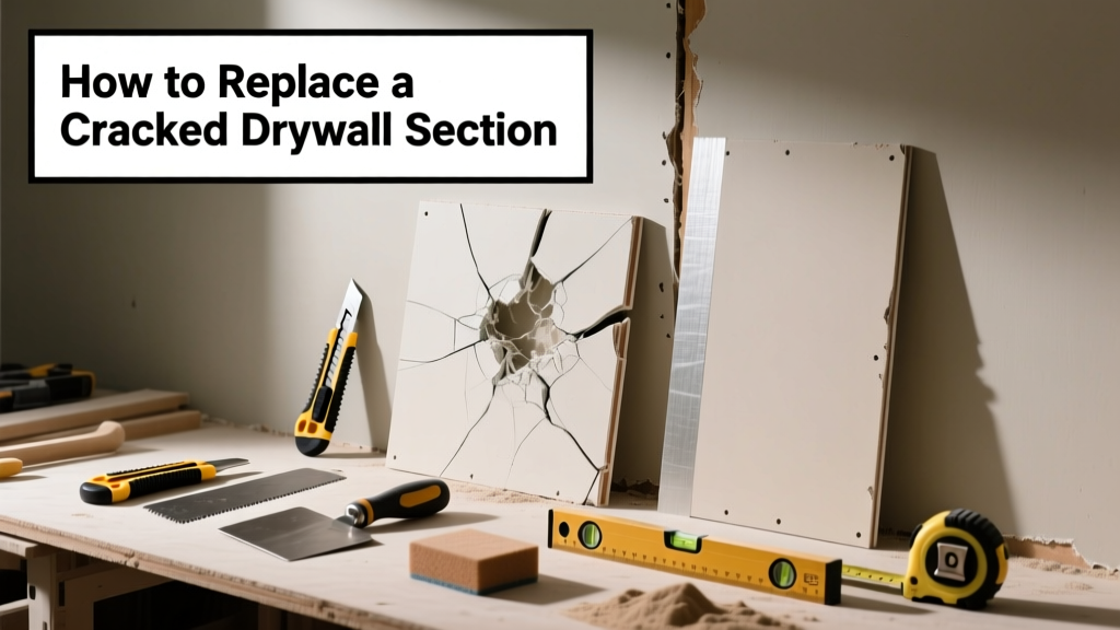 How to Replace a Cracked Drywall Section Properly