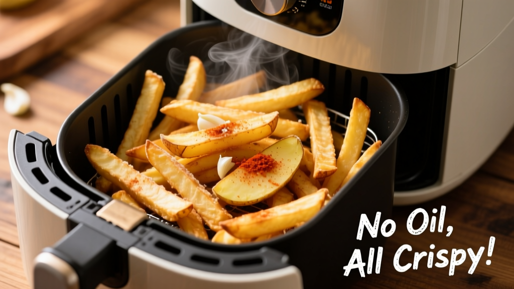 Perfect Frozen Steak Fries in Air Fryer (No Oil Needed!)