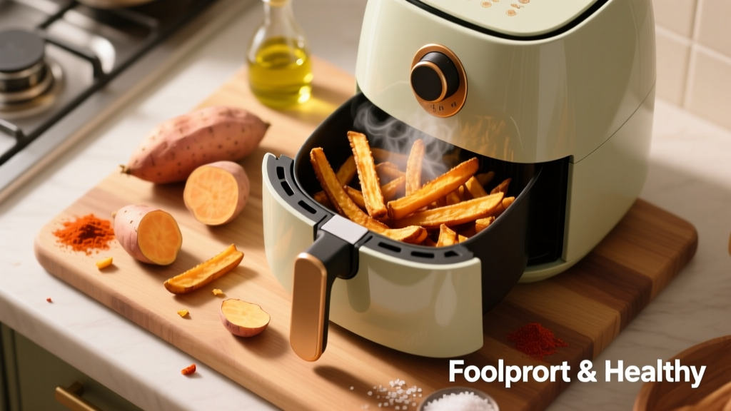 Crispy Air Fried Sweet Potato Fries: Healthy & Foolproof