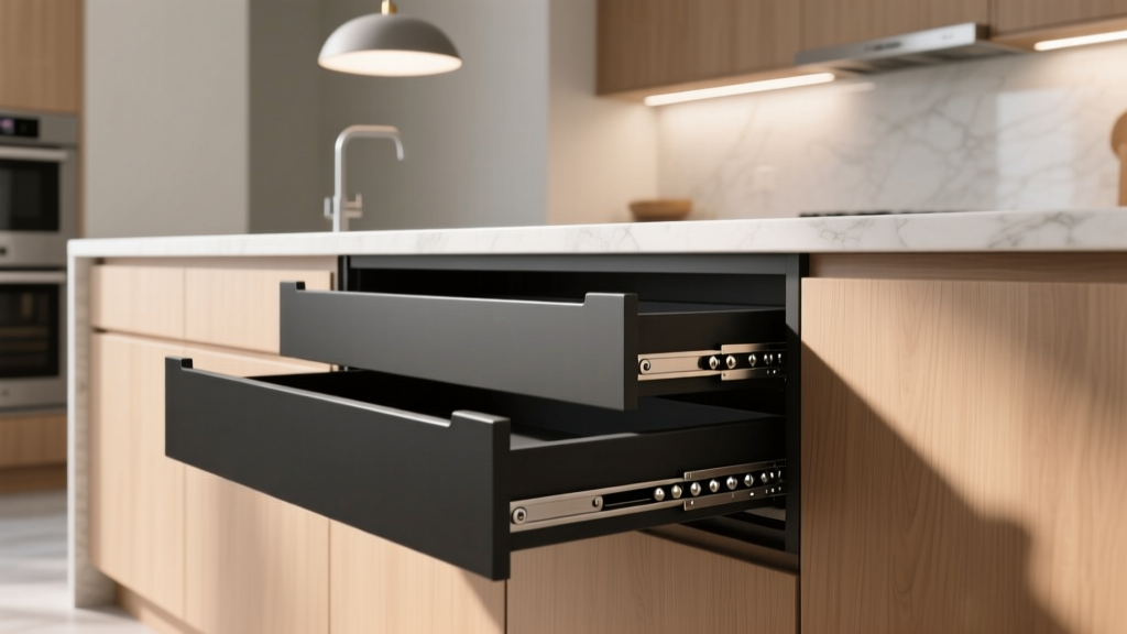 How to Install Sliding Drawers in Kitchen Cabinets
