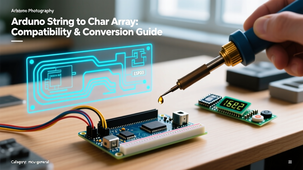 Arduino String to Char Array: Compatibility & Conversion Guide