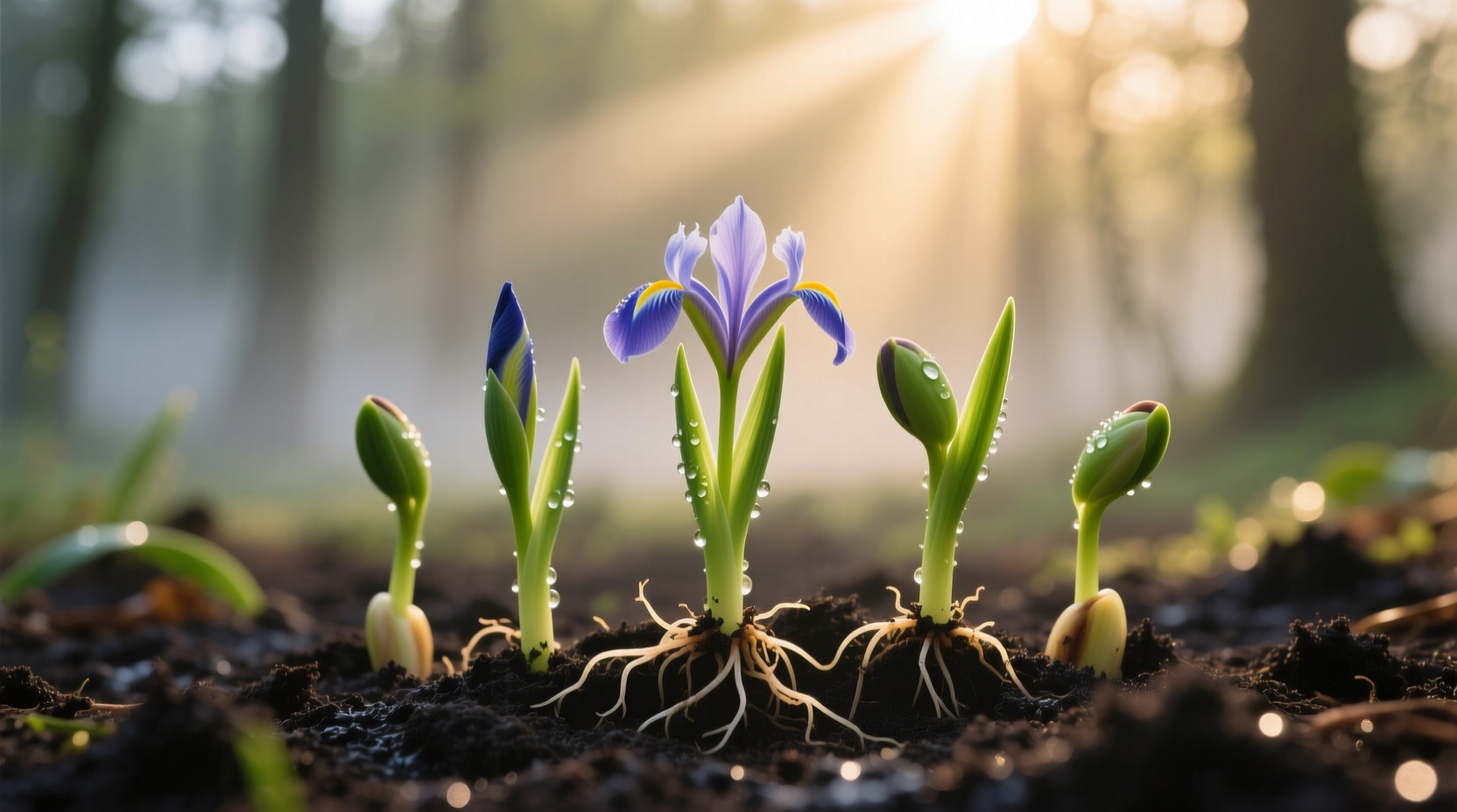 irises from seed
