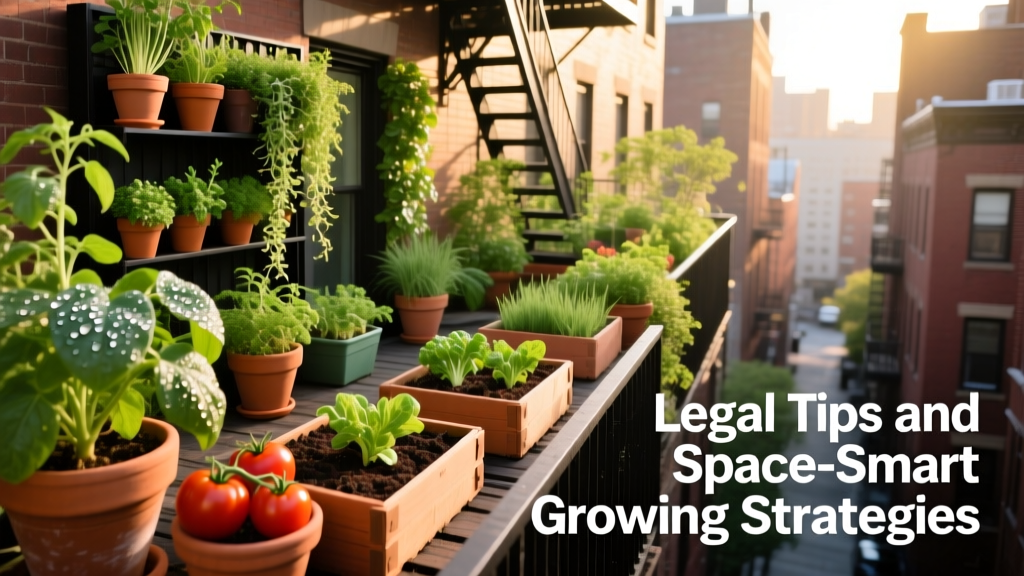 Fire Escape Garden: Legal Tips and Space-Smart Growing Strategies