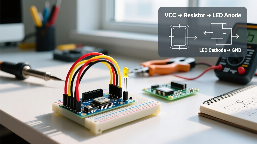 How to Wire an LED Arduino Circuit: Compatibility & Resistor Guide