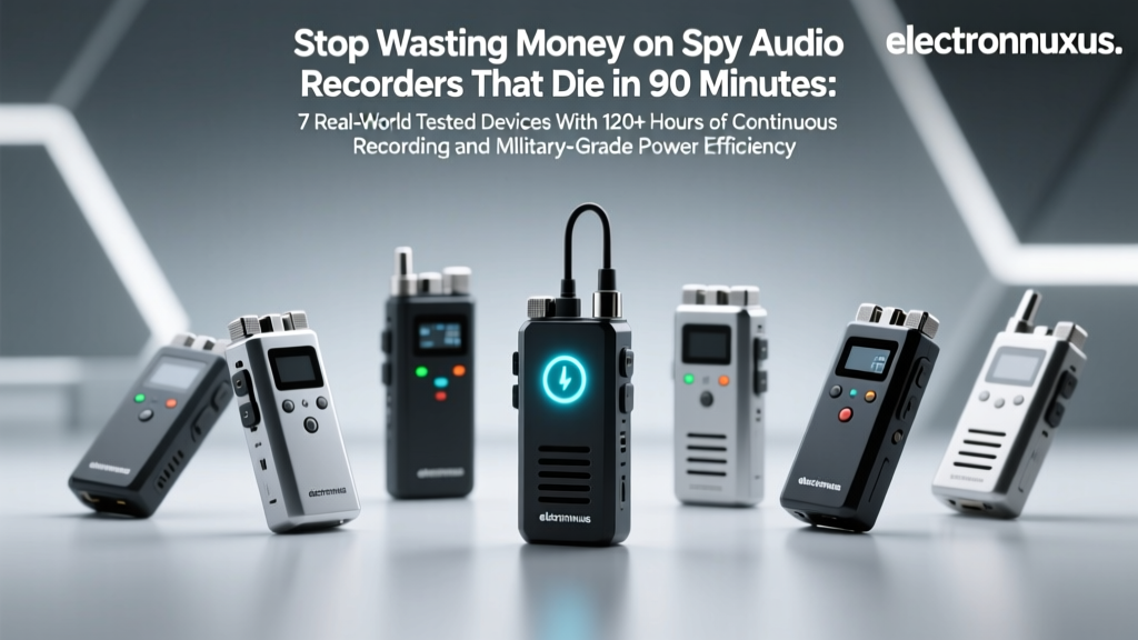 Stop Wasting Money on Spy Audio Recorders That Die in 90 Minutes: 7 Real-World Tested Devices With 120+ Hours of Continuous Recording and Military-Grade Power Efficiency