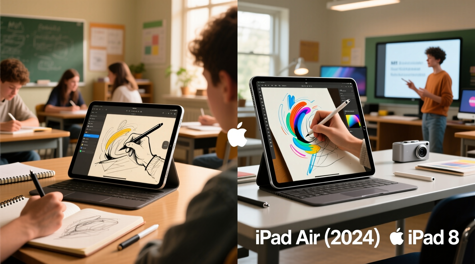 is the new ipad air worth upgrading from ipad 8 for students and creatives