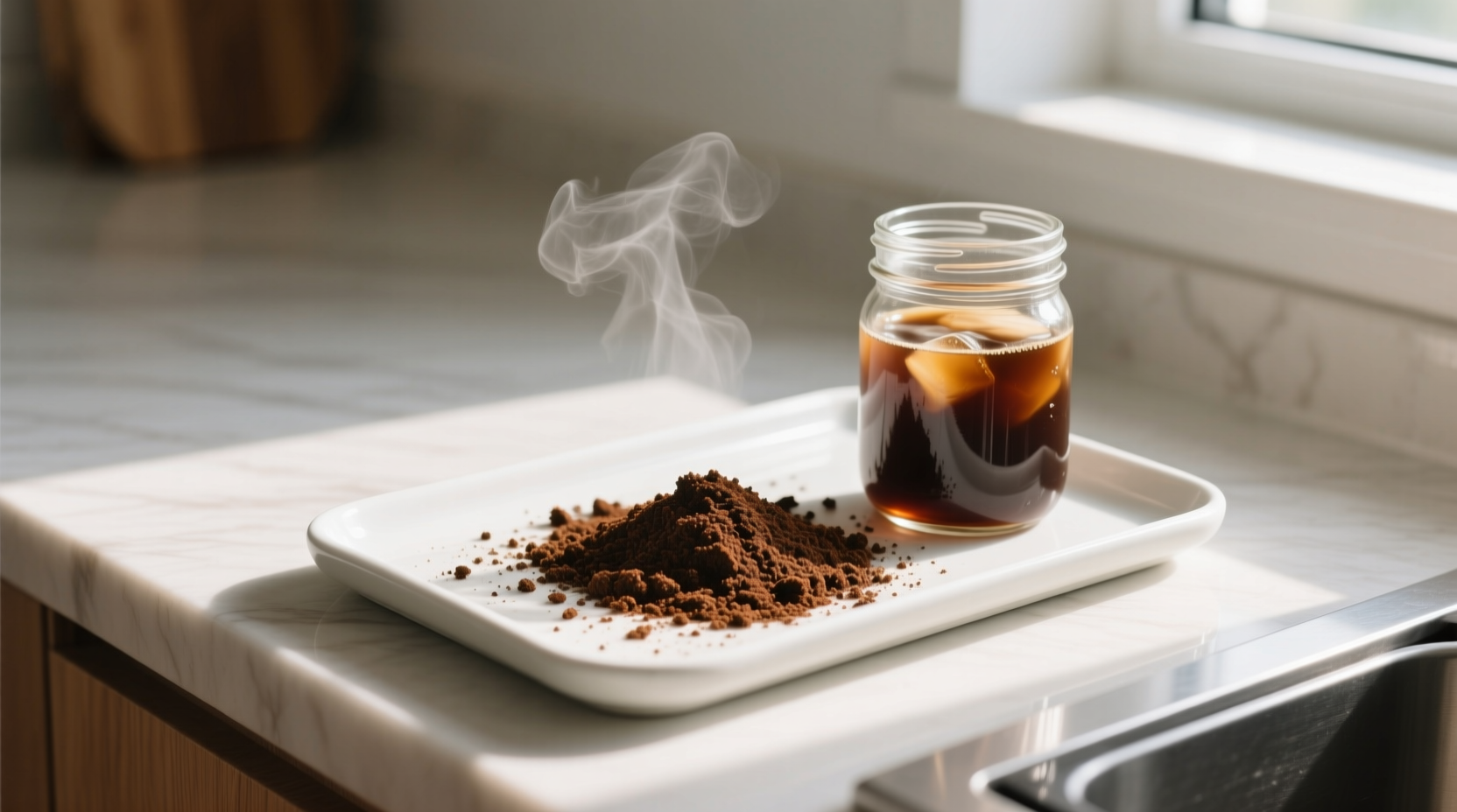 cold brew grounds as deodorizer truth tactics