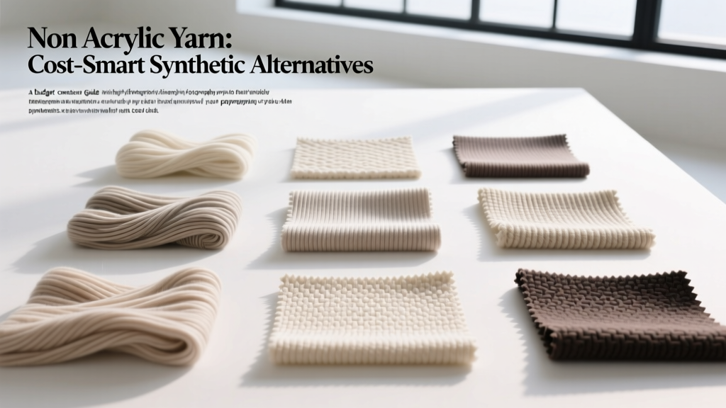 Non Acrylic Yarn: Cost-Smart Synthetic Alternatives