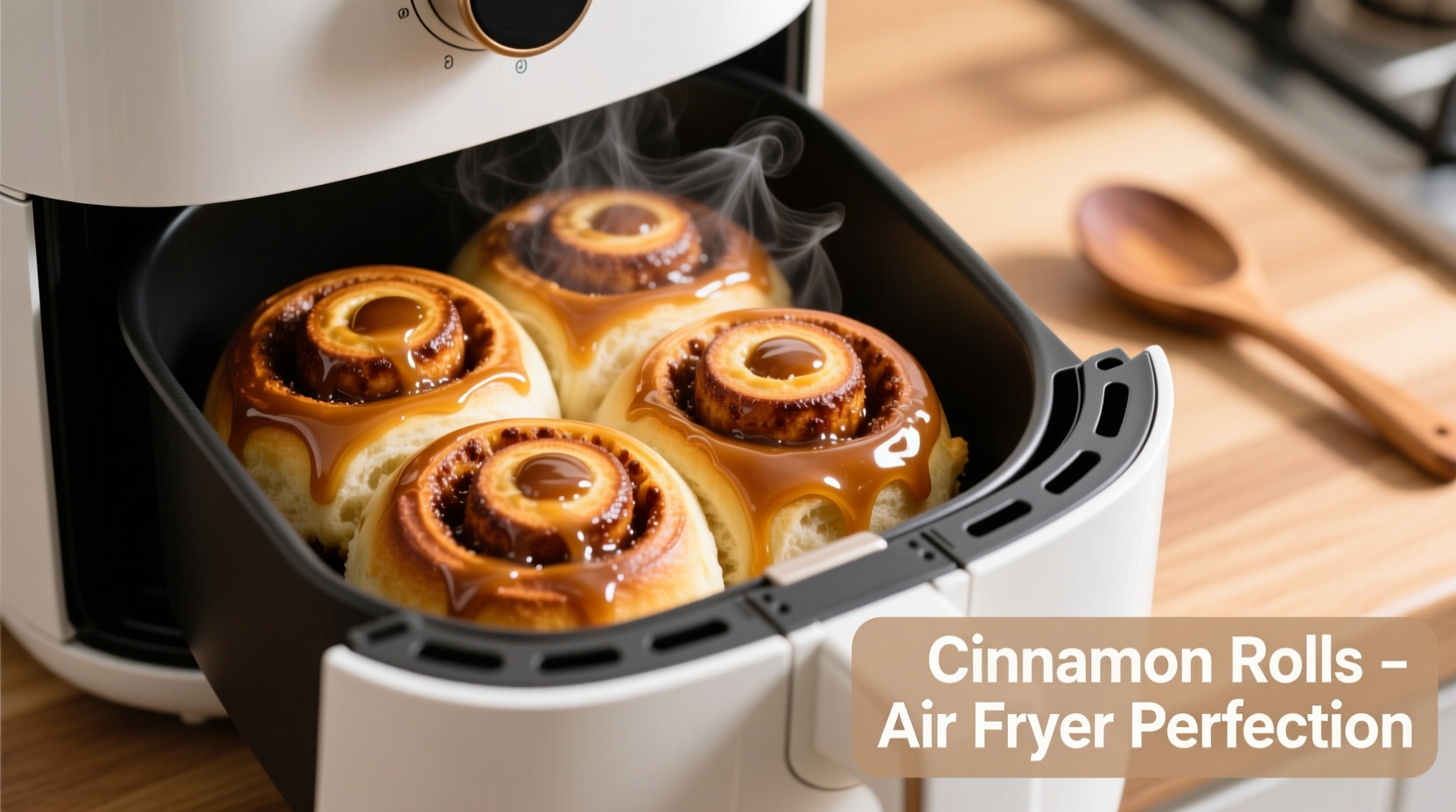 Temperatur- und Zeitplan für Cinnamon Rolls im Airfryer