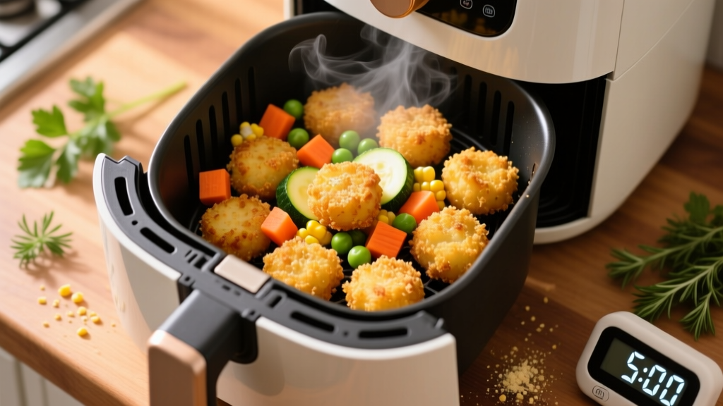 Crispy Veggie Tots in Air Fryer: 5-Minute Perfection