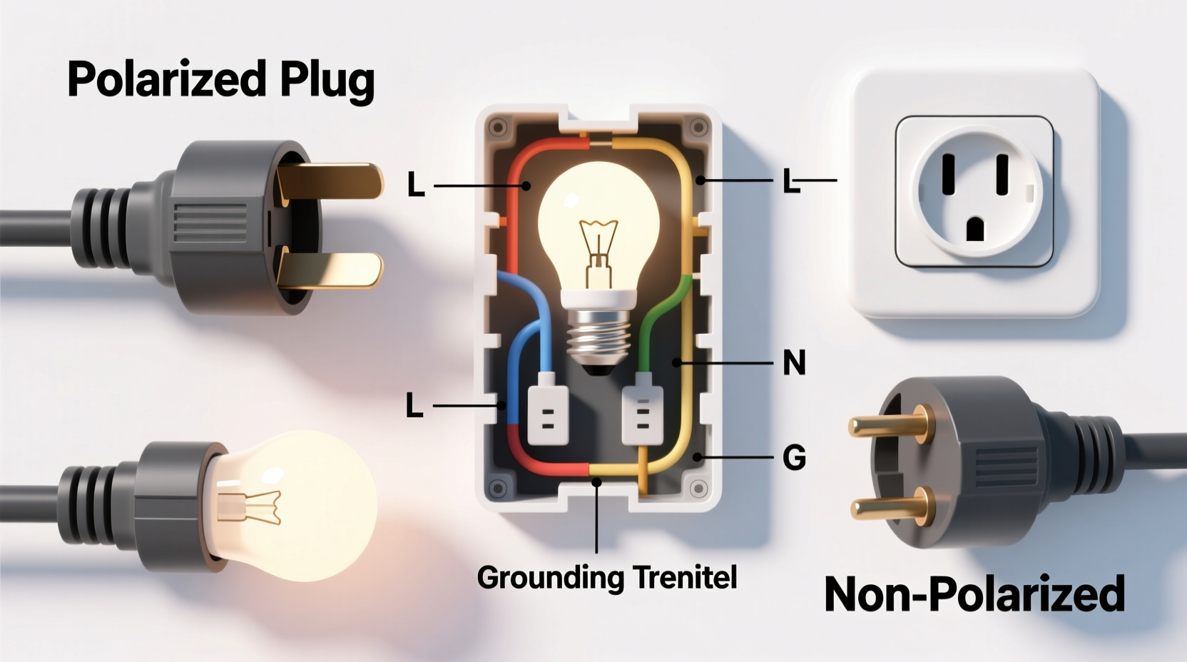 why do some lights have different plug orientations installation hack