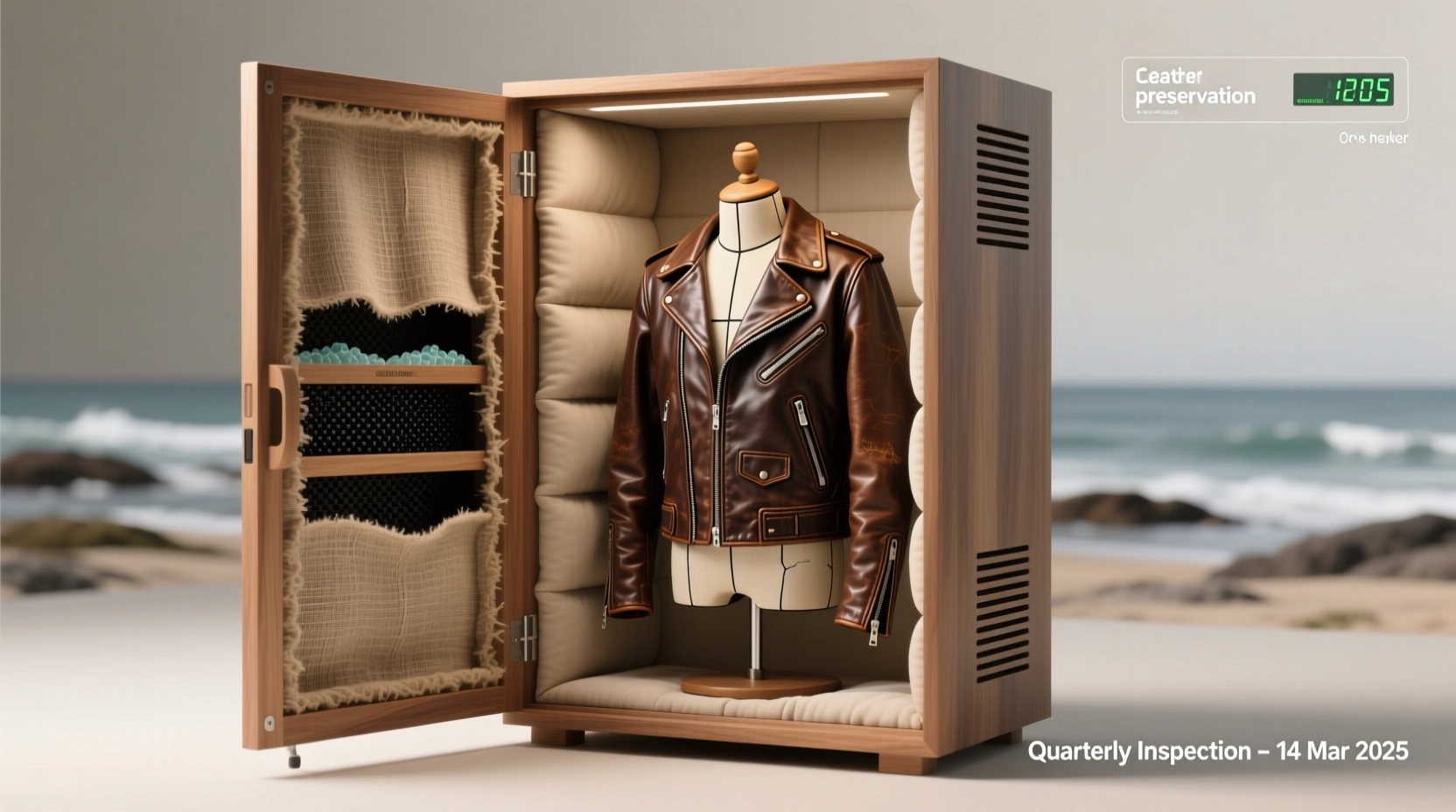 closet organization tips for leather jackets in coastal cities