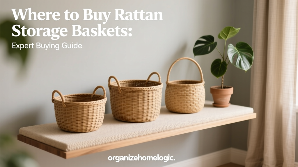 Where to Buy Rattan Storage Baskets: Expert Buying Guide