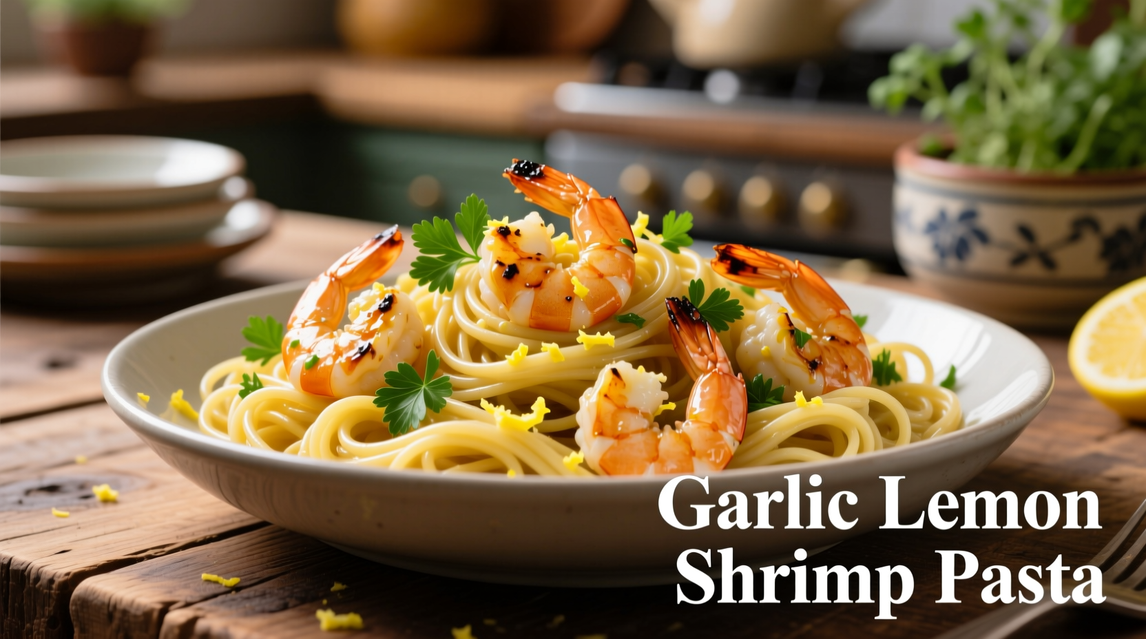 Perfect Garlic Lemon Shrimp Pasta Recipe in 20 Minutes
