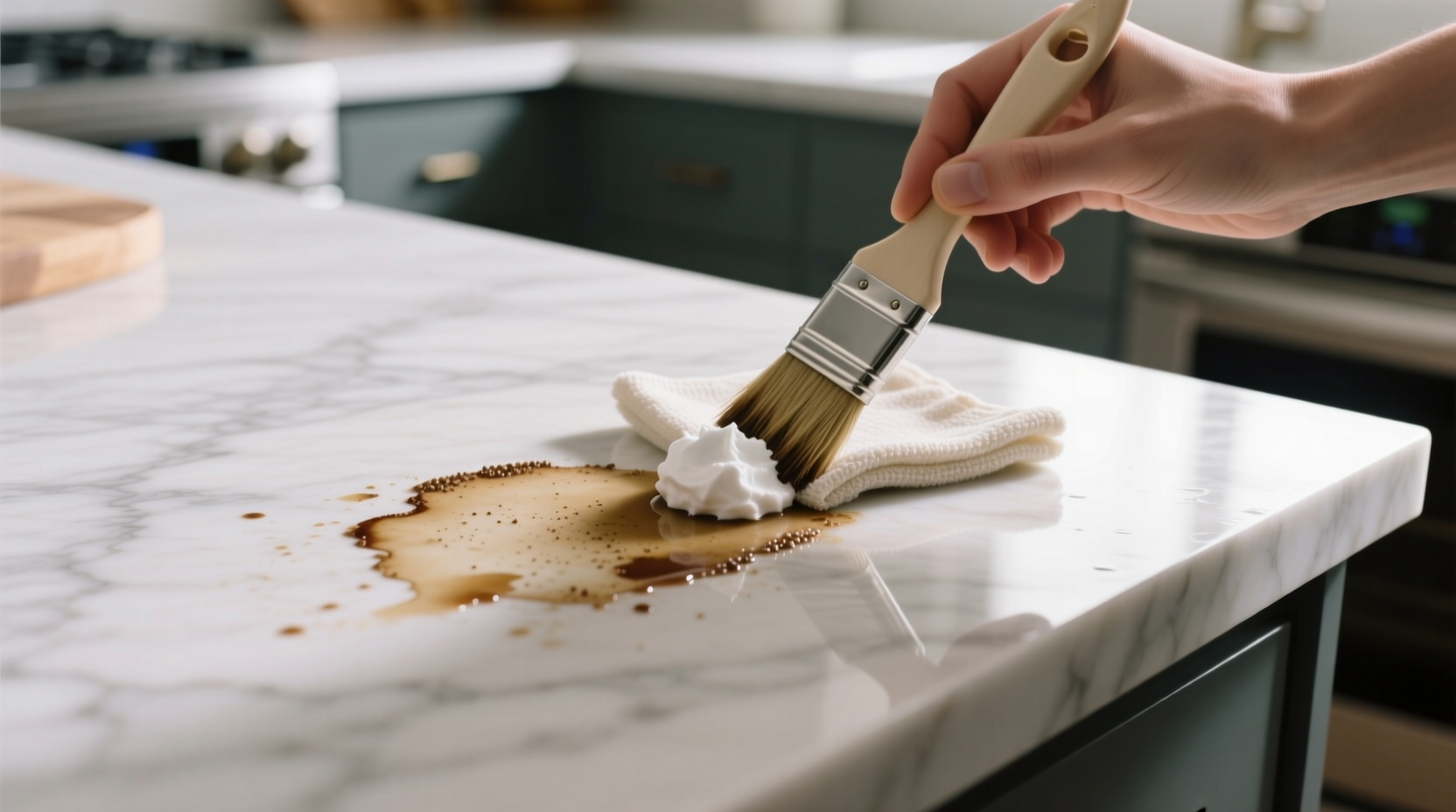 How to Remove Coffee Stains from Marble Countertops Easily