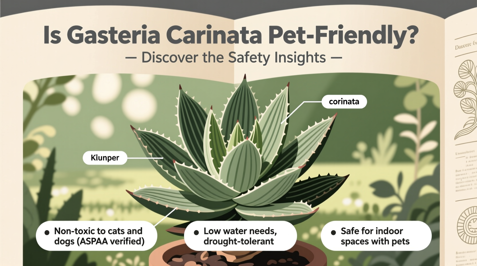 Is Gasteria Carinata Pet-Friendly? Discover the Safety Insights.