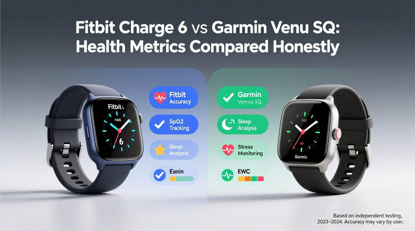 fitbit charge 6 vs garmin venu sq health metrics compared honestly