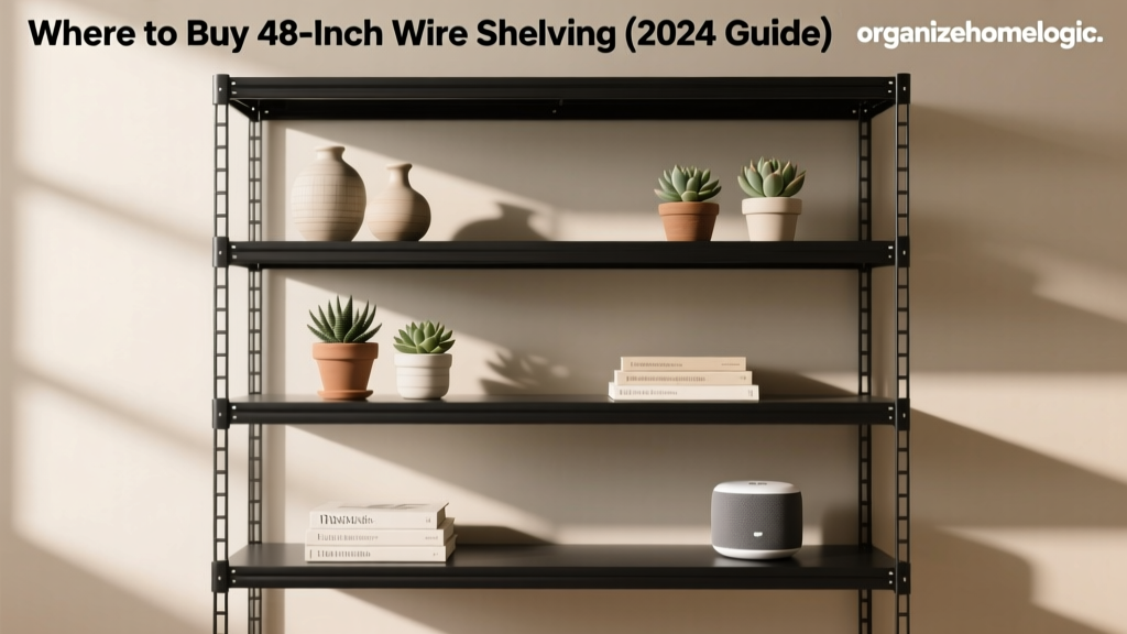 Where to Buy 48-Inch Wire Shelving (2024 Guide)