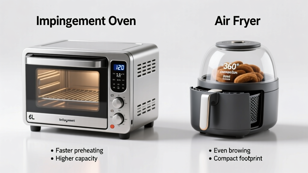 Impingement Oven vs Air Fryer: Key Differences Explained
