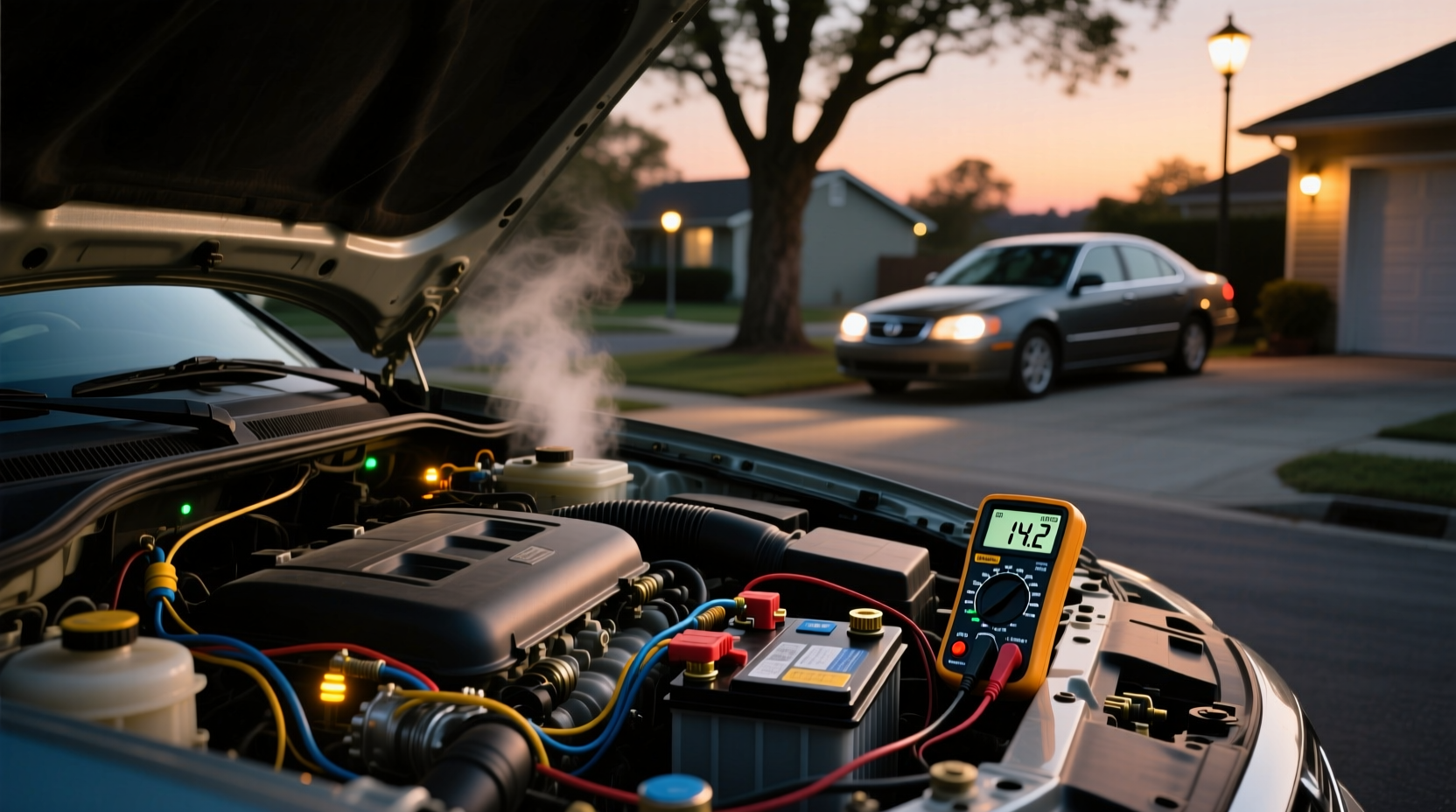 can idling car charge battery