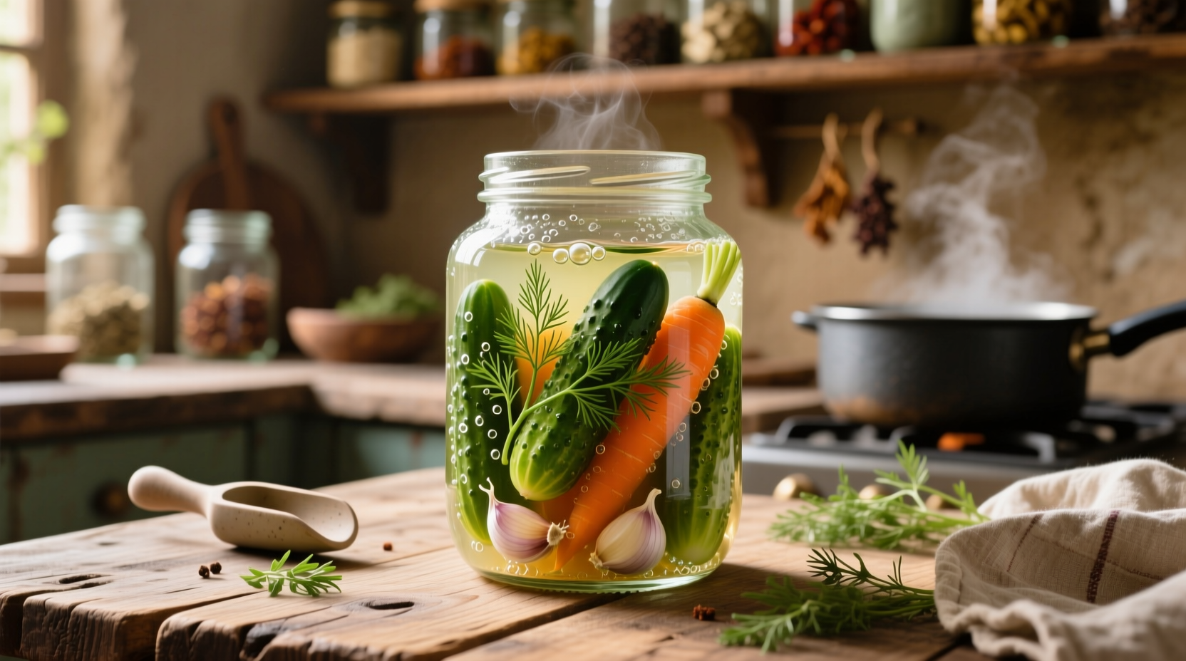 lacto fermenting vegetables