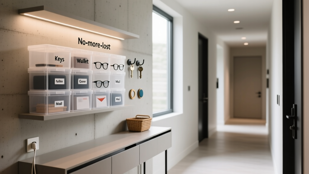 The 'No More Lost Keys' System: Entryway Hooks, Tracking ...