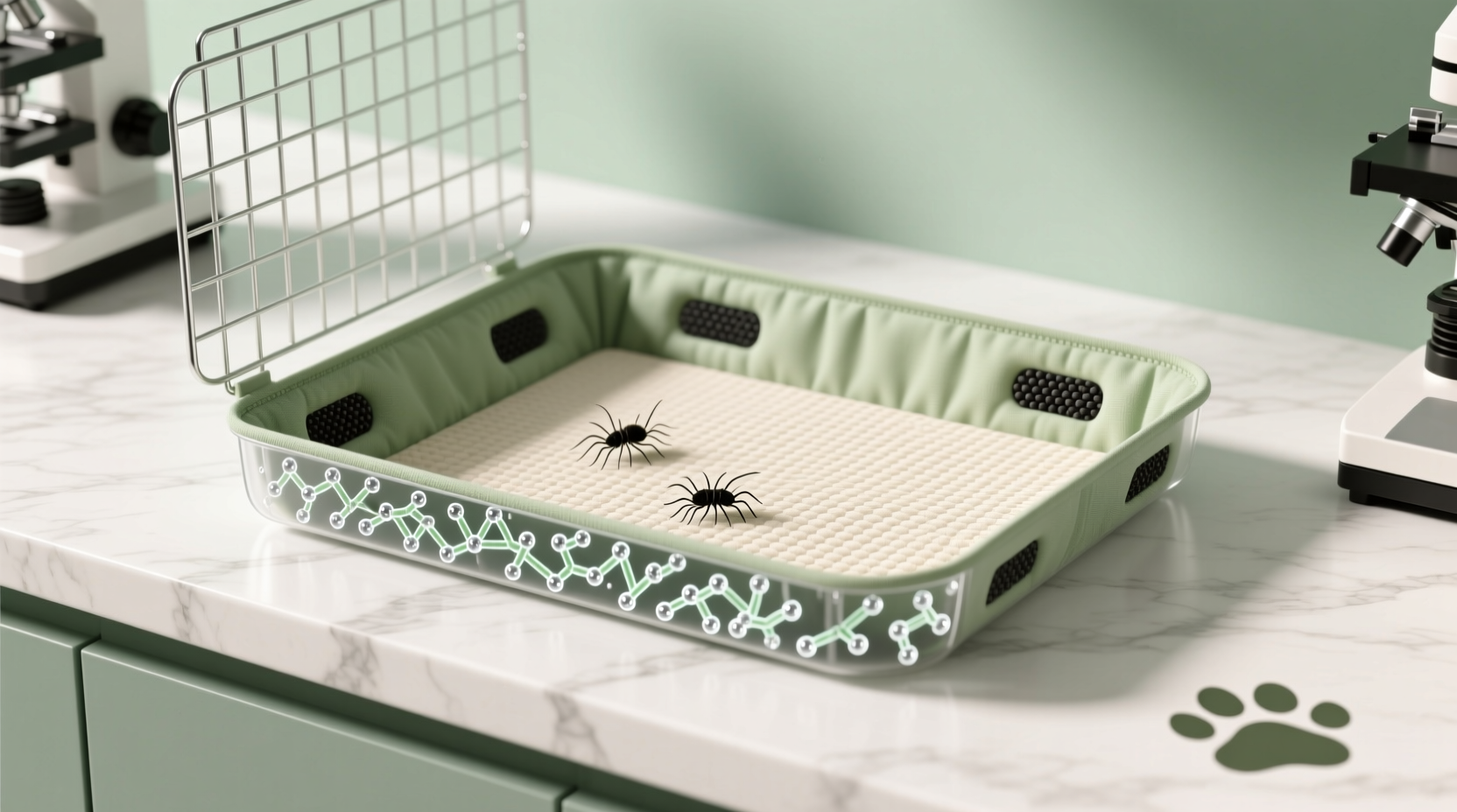 how to clean pet crate liners for allergy sensitive dogs