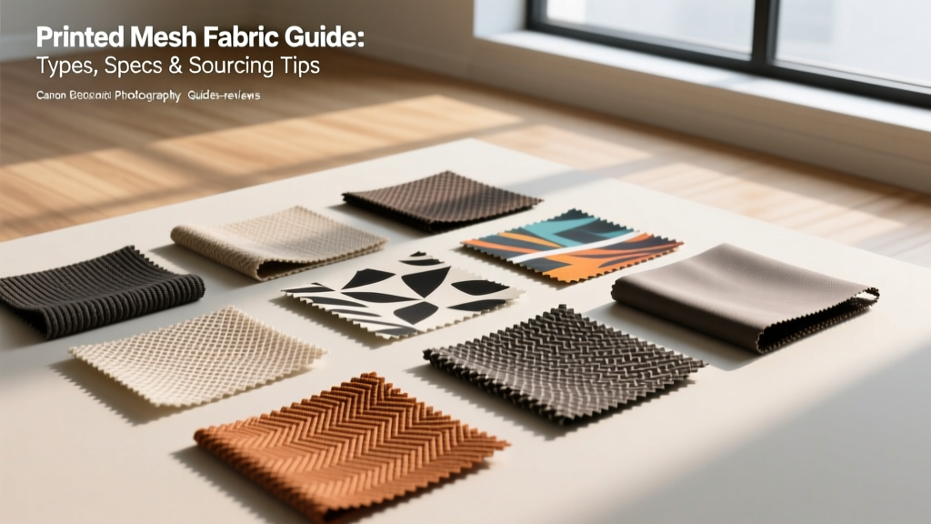 Printed Mesh Fabric Guide: Types, Specs & Sourcing Tips